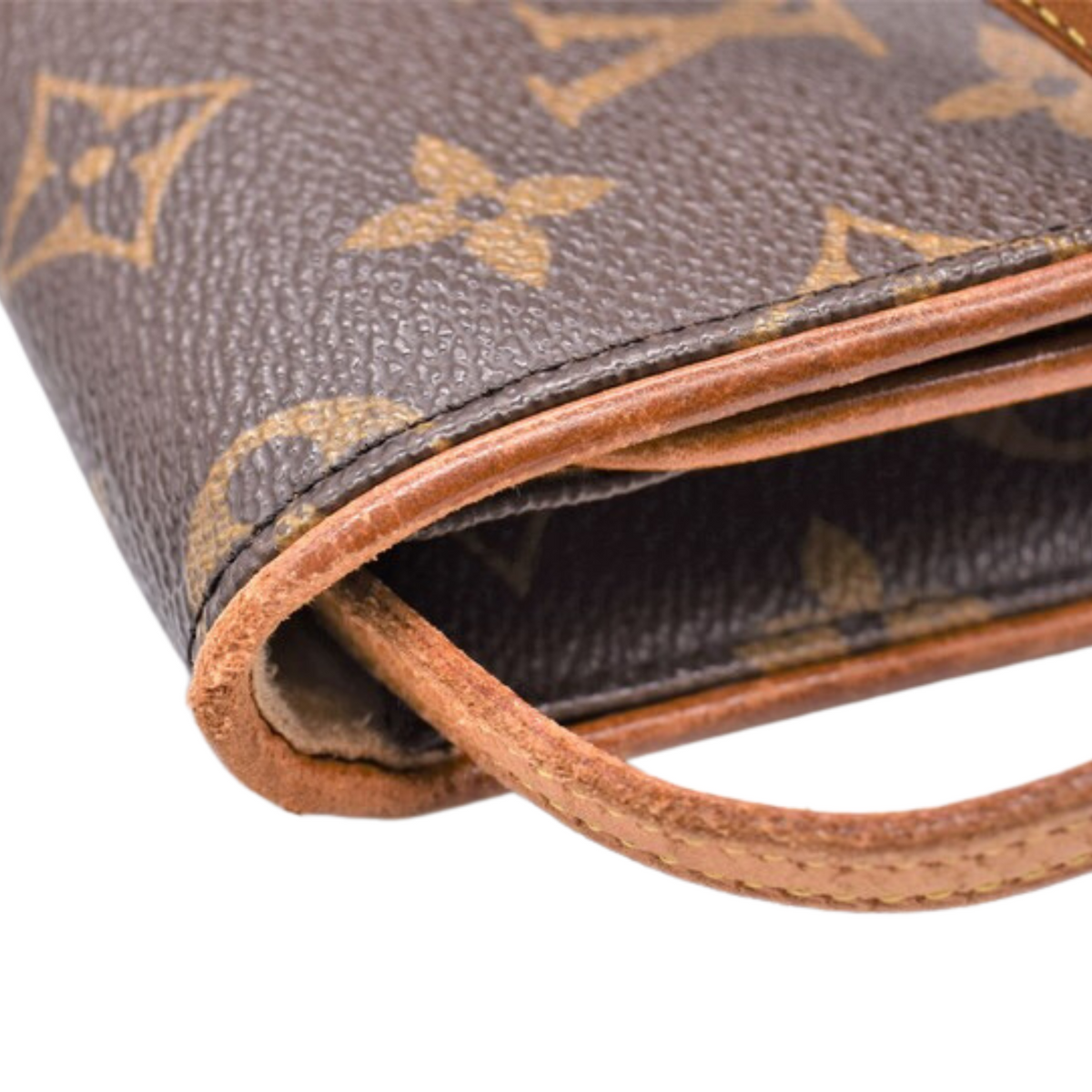 Auth Louis Vuitton Monogram Pochette Twin GM Shoulder Bag M51852