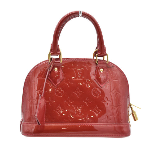 LOUIS VUITTON モノグラムヴェルニ アルマBB ローズアンディアン M91771