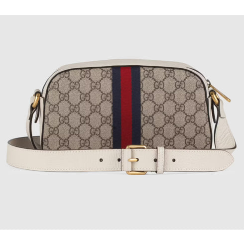 GUCCI グッチ オフィディア カメラバッグ GGスプリーム ショルダー レザー ベージュ 681064 シルバー 金具 ラブパレード
