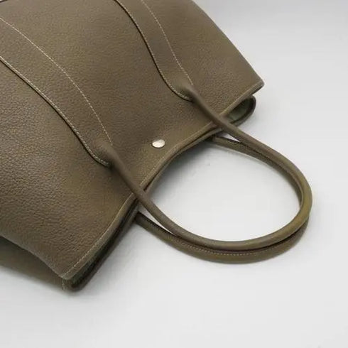 HERMES エルメス ガーデンパーティ36/PM エトゥープ ネゴンダ シルバー金具