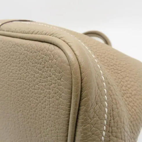 HERMES エルメス ガーデンパーティ36/PM エトゥープ ネゴンダ シルバー金具