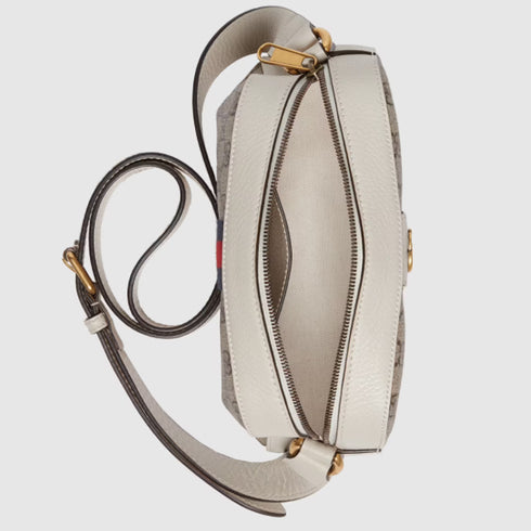 GUCCI グッチ オフィディア カメラバッグ GGスプリーム ショルダー レザー ベージュ 681064 シルバー 金具 ラブパレード